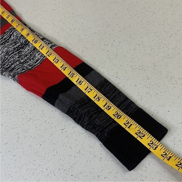 STYLE & CO Wrapped Knit Tunic Sweater Women
Size M Striped Pullover Laced Up - Picture 5 of 12